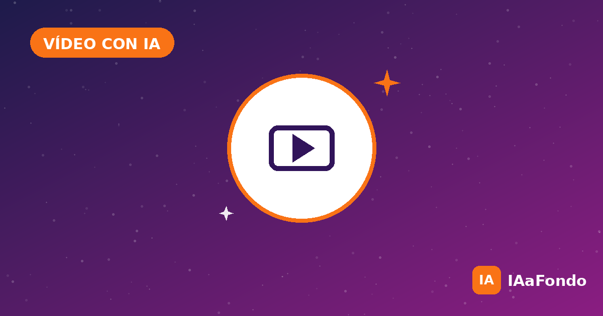 Imagen destacada del artículo Cómo crear un vídeo con avatar de IA para tus redes sin cámara, icono de vídeo con IA