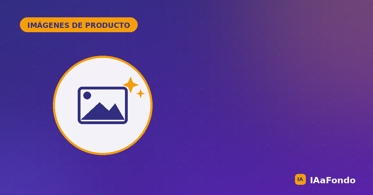 Icono de imagen de producto generada con IA